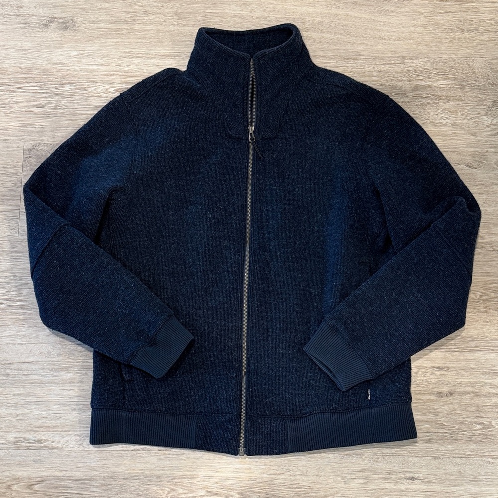 Merrell Navy Blue Full Zip Sweater